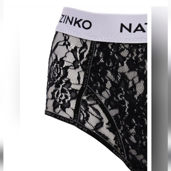 NWoT Natasha Zinko laced logo briefs - Picture 8 of 9